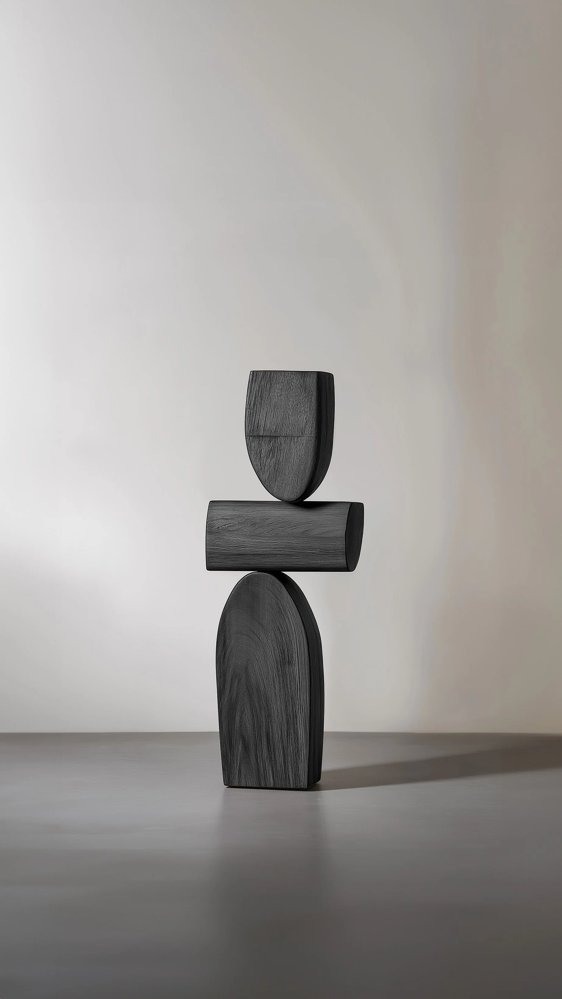 Lull No22 Minimalist Wooden Sculpture by Joel Escalona – A